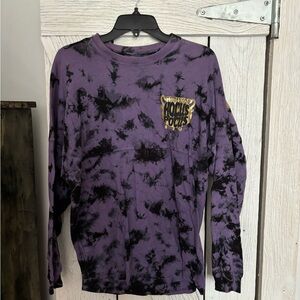 Disney Purple and Black Tie-Dye Spirit Jersey